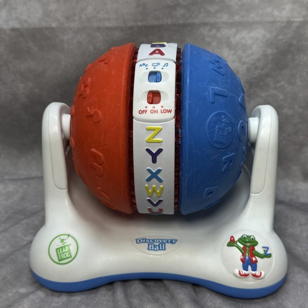 Leap Frog DISCOVERY BALL 2001 w/ Letter Names, Sound, and Music Working Video